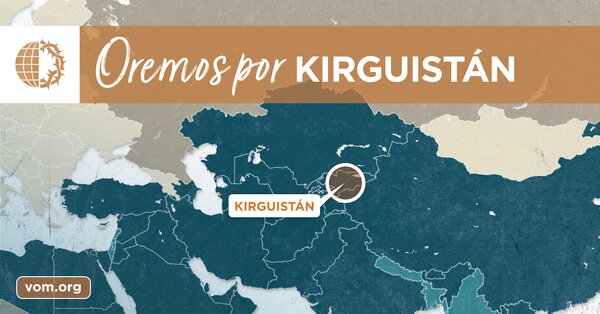Map of Kirguistán's location