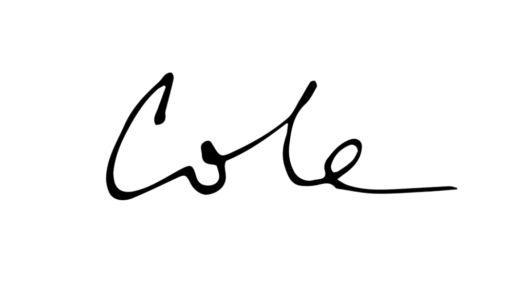 The Voice of the Martyrs' President Cole Richard's Signature